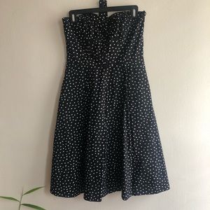 Polka dot dress White House black market